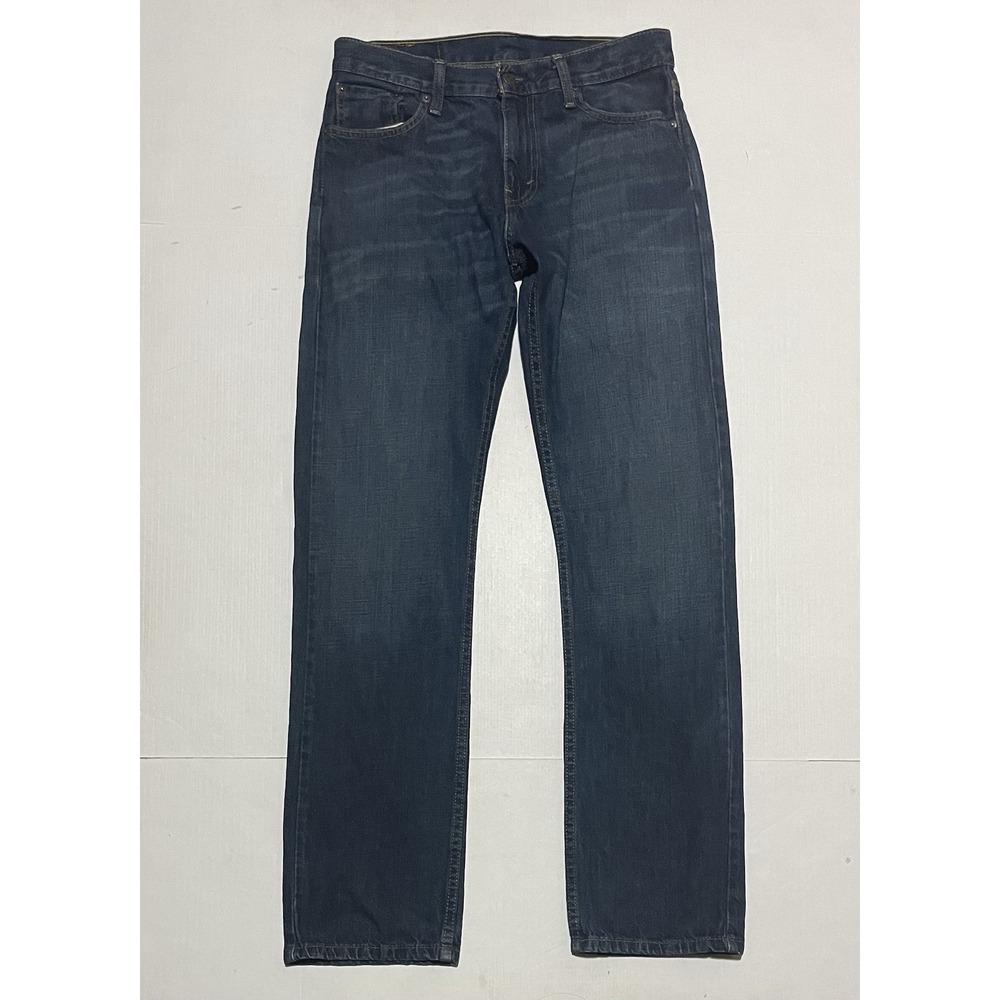 Levis 514 Jeans Mens 30 X 32 Slim‎ Straight Fit Dark Wash Stretch Denim Pants